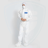 FC2030 EN1073 Overol de protección desechable transpirable cómodo blanco SMS